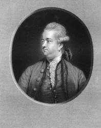 Edward Gibbon, britský historik 18. století, 1836.