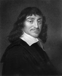 René Descartes, francouzský filozof a matematik 17. století, 1836
