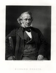 Richard Cobden, britský výrobce, radikální a liberální státník, 19. století.