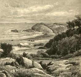 „Dálkový pohled na očistec“, 1872.