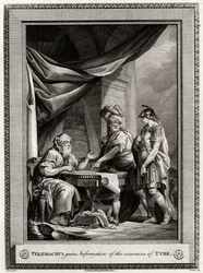 Telemachus získává informace o obchodu v Tyre, 1775