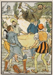 How Sancho Paid the Reckoning, ilustrace z 