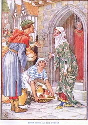 Robin Hood jako hrnčíř, kolem roku 1920