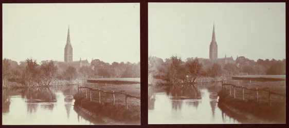 Katedrála v Salisbury, Salisbury, Wiltshire, Wiltshire, 1913.