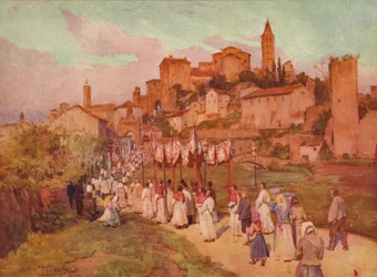 Corpus Domini ve Viterbu, c1900 1913