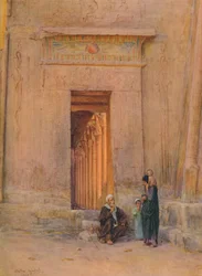 Dveře v chrámu Isis, c1905, 1912