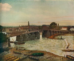 Old Battersea Bridge, 1874 1933
