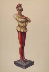 Figurka obchodu s doutníky, c. 1937.