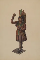 Cigar Store Indian, c. 1936.