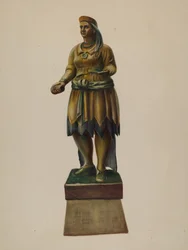 Cigar Store Indian, c. 1937.