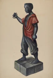 Záchytný sloupek, c. 1937.