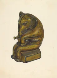 Toy Bank: Elephant, c. 1939.