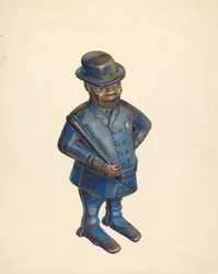 Toy Bank: Policista, c. 1939.