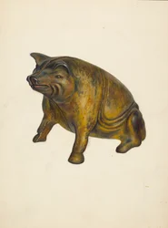 Banka hraček: Prase, c. 1939.