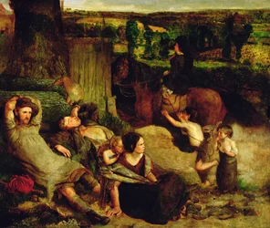 The Irish Vagrants, c.1853-54