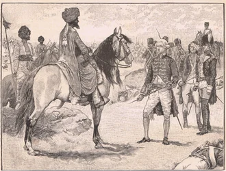 Vzdání se Baillieho Hyderovi Alimu AD1780