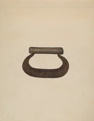 Nůž na sekání, c. 1937.