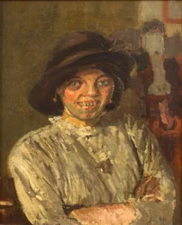 Kuře, asi 1914 (olej na plátně)