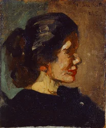 Portrét Ellen Heath (olej na plátně)