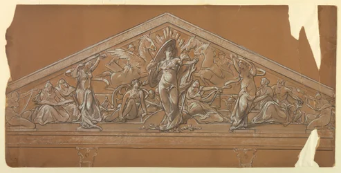 Průmysl a obchod (Design for Pediment)