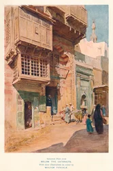 Pouliční scéna, Egypt, c1907.
