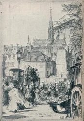 Place St. Michel, Paříž, c1913