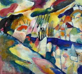 Krajina s deštěm, 1913