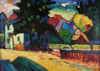 Murnau - Krajina se zeleným domem, 1909