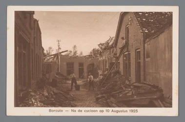 Borculo -- Po cyklonu 10. srpna 1925