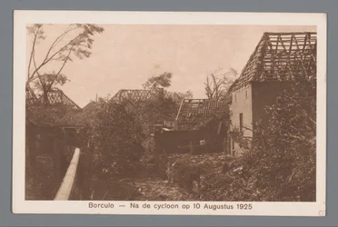 Borculo -- Po cyklonu 10. srpna 1925