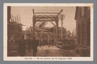 Borculo -- Po cyklonu 10. srpna 1925
