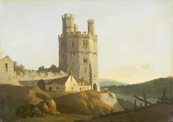 Hrad Caernarvon, Orlí věž (olej na plátně)