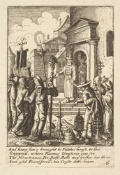 Ježíš před Pilátem, 1625-77.