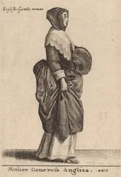 Anglická urozená žena, 1642