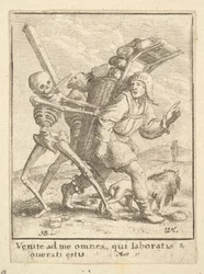 Podomák, z tance smrti, 1651.