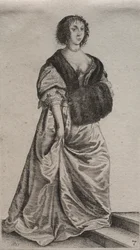 Několik zvyků anglických žen, od šlechty po venkovské ženy, 1639.