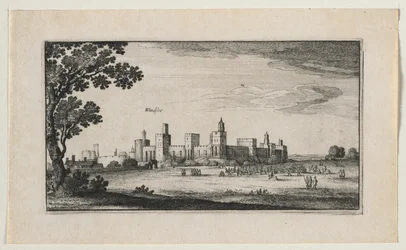 Hrad Windsor z jihovýchodu, 1644.
