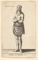 Žena z Virginie, ca. 1643.