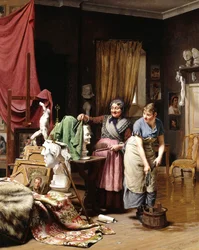 Ve studiu, 1882