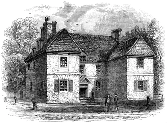 William Penns House, Philadelphia, Pennsylvania, konec 17.-začátek 18. století c1880