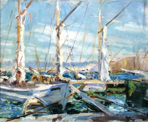 St. Tropez (olej na plátně)