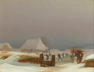 Zimní krajina z Funenu.