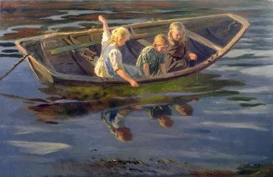 Crabfishing, Christiania (olej na plátně)