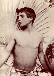 studie mužského aktu, kolem roku 1900