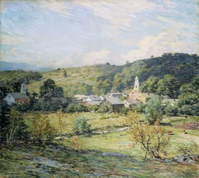 září ráno, Plainfield, New Hampshire