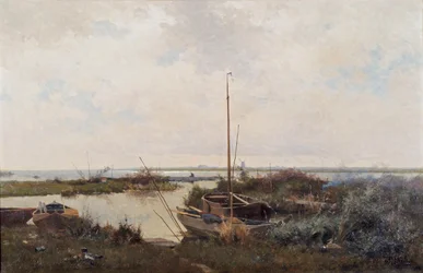 Říční krajina, 1882.