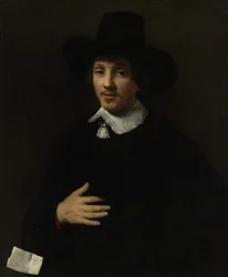 Portrét muže, autoportrét, 1653 nebo 1655.