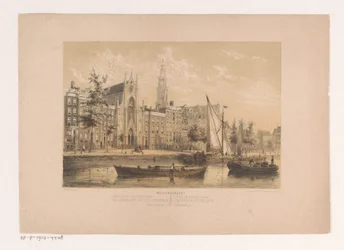 Keizersgracht s Onze-Lieve-Vrouwekerk v Amsterdamu
