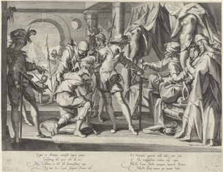 Hrabě Vilém III. z Holandska nařídí stětí svého soudního vykonavatele Thronus Justitiae (název série)