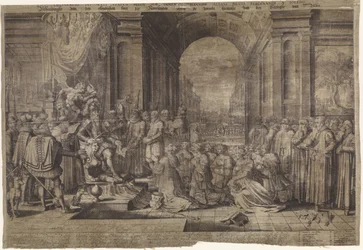 Tyranie Alvy Obrázek bídného stavu Nizozemska pod krutou tyranií vévody z Alby (název na předmět) Delineatio deplorati status belgy sub immensa tyrannide Albani ducis Fernandi a Toledo (titul na předmětu)